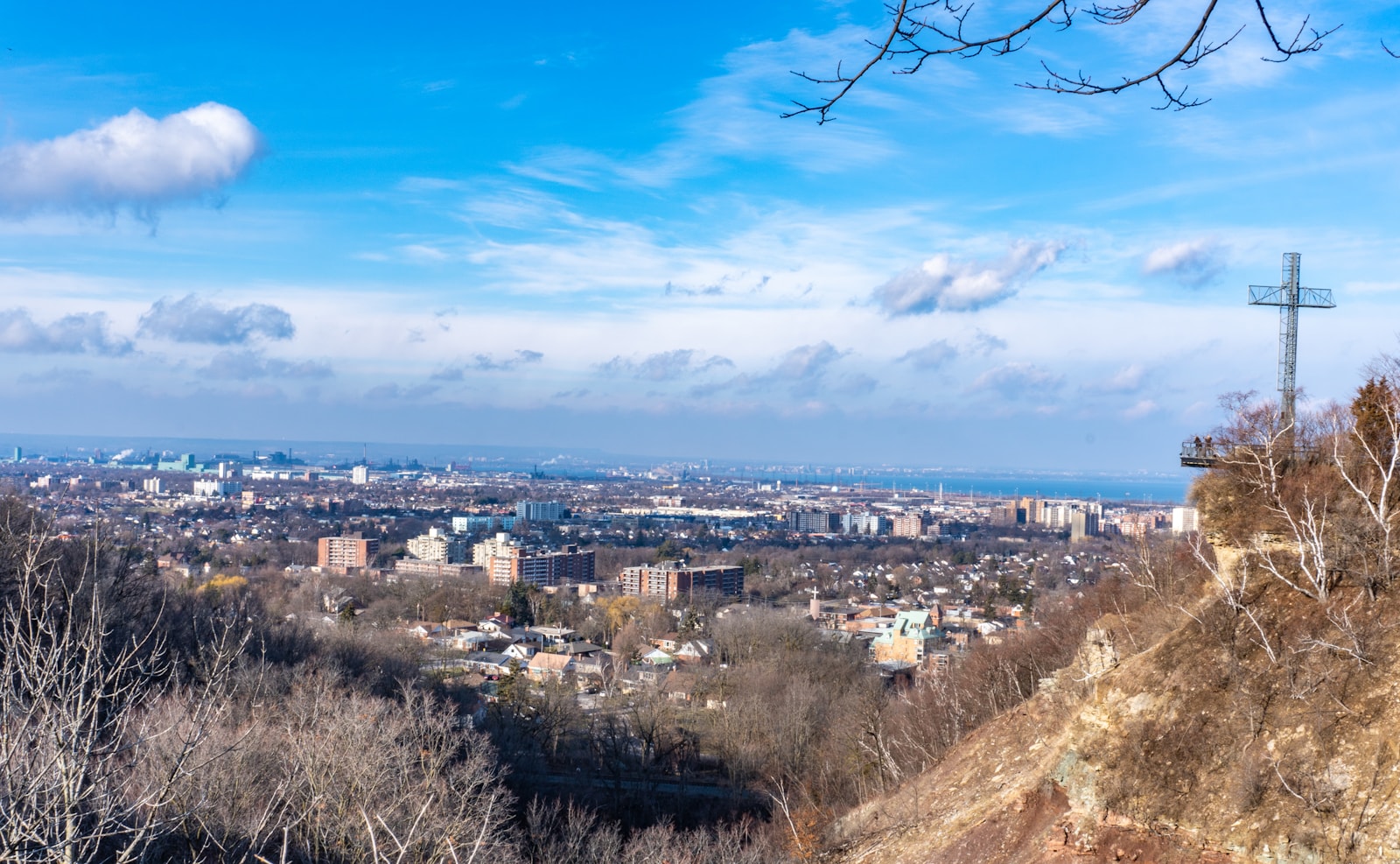 Hamilton skyline viewed from the Niagara Escarpment.